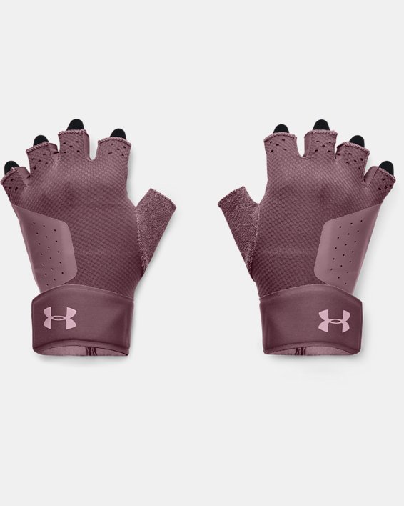 Women's UA Medium Training Gloves, Purple, pdpMainDesktop image number 0